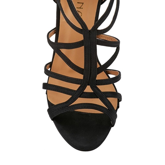 New Liliana Leopard Print Cage Heels Shoes - Picture 4 of 4